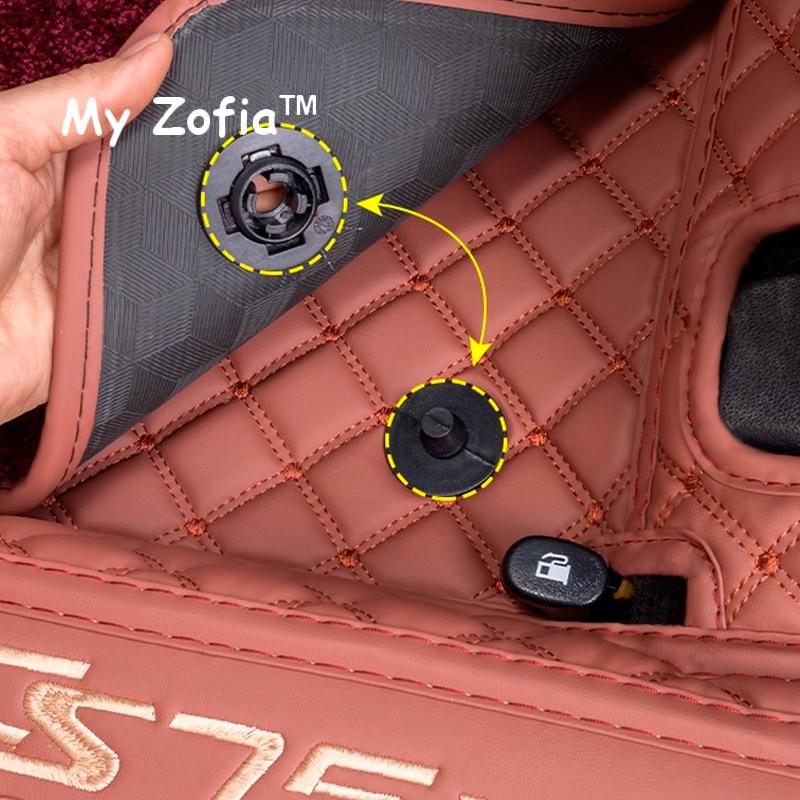 For Changan CS75 Plus Gen III 2025 2026 Car Styling Floor Mats Double Layer PU Leather Foot Pad Interior Floorliner Accessories