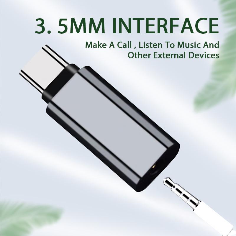 

Адаптер Type-C, адаптер «папа» Type C на «мама» 3,5 мм для Macbook, Xiaomi, Huawei, Honor, проводной адаптер для наушников 3,55 мм, поддержка OTG чёрный