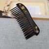 Tan Mujiang Red Guibao Wooden Straight Hair Comb