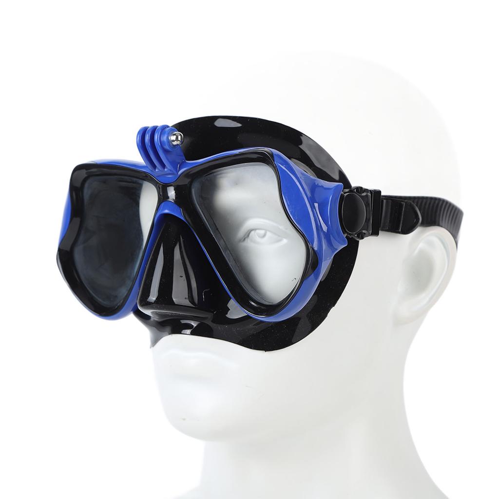 Swimming Snorkeling Goggles HD Waterproof Antifog Diving Goggles With Nose Cover For Men Women Blue