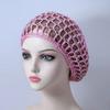 1pc Women's Stretchy Breathable Mesh Crochet Hairnet Knitted Headscarf Hat Style Hair Net Wrap Sleep Headwear Accessory
