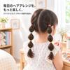 GFUN Kids Hair Ties, 100-Pack, 3cm Diameter, Soft Cloth Fabric, Gentle for Fine Hair