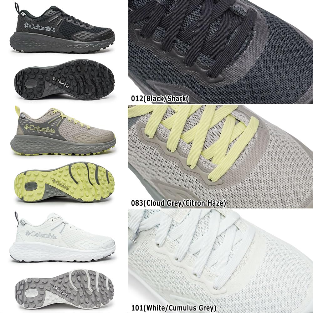 Columbia Konos TRS Outdry BL6246 Size Cloud Citron Haze Women's Shoes, 26.0cm, Grey,