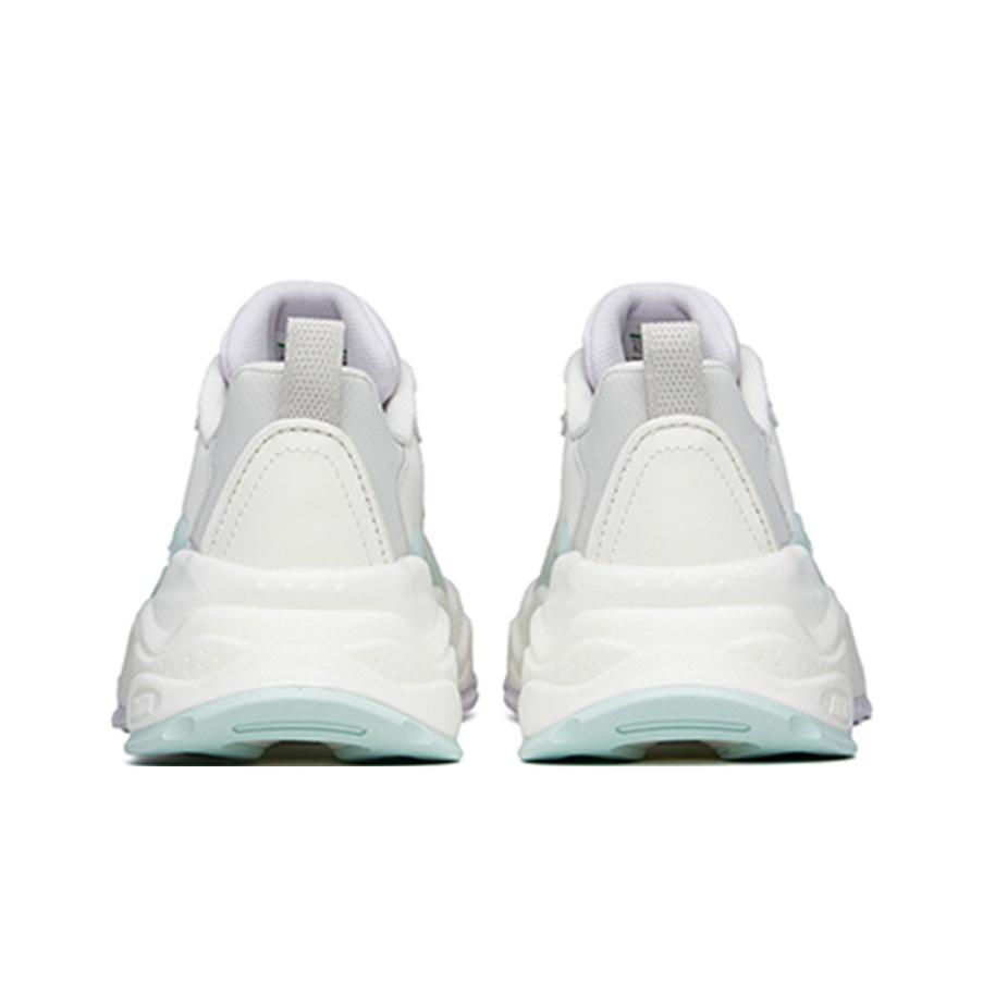 Anta Millennium 4.0 Shock Absorption Non-Slip Wear-Resistant Low-Top Dad Shoes Women Sneakers White Purple Gray 122228890-3