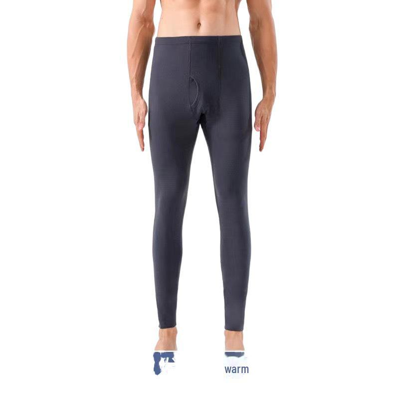 Pantaloni călduroase din catifea germană, autoîncălzitoare, cu talie înaltă pentru bărbați, din grafen, pentru vreme rece