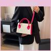 Woven Bag Women's Bag 2023 Spring Summer New Trendy Fashion Casual Shoulder Bag Stylish Handheld Small Square Bag