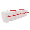 14 Teat Lamb Feeder Calf Goat Milk Feeder Sheep Feeding Bucket Piglets Animal Teat Feeder 9L