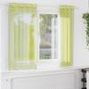 VidaXL Voile Curtains with Eyelets 2 Pcs Apple Green 140x175 Cm, Net Curtain, Sheer Curtain, Window Voile, 4102054