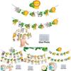 Huipai Brand 12-month Animal Birthday Banner Premium Quality Paper Material For Party Decor