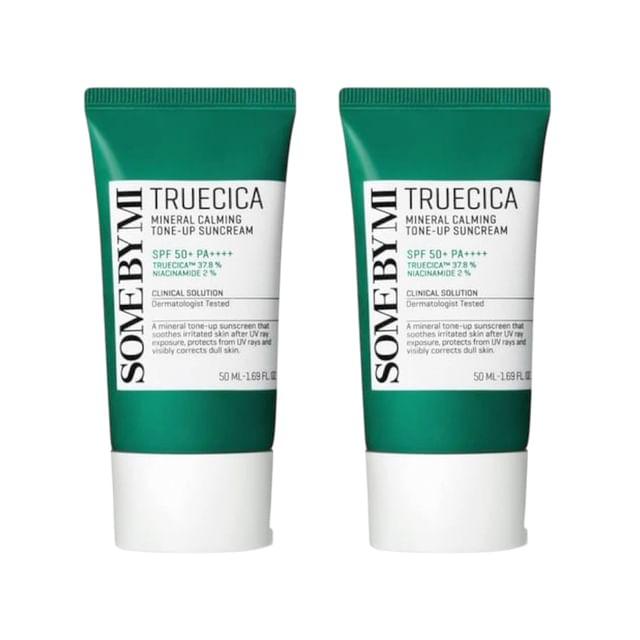 SOME BY MI - Truecica Mineral Calming Tone-Up Suncream Bundle Set 2 pcs