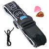 Electric Guitar Strap Premium Guitar Belts with Pick Suitable for Acoustic Guitar Ukulele Banjo Mandolin Bass Guitar Accessories