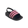 Adidas Adilette Estrap Fashion Comfortable Trendy Minimalist Low Top Kids Sandals Kids Sandals Black Pink JR5330