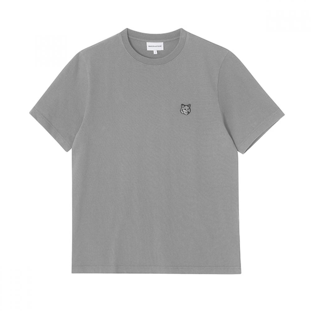 

MaiSon KitSune Mm00127kj0118 H131 Bold Fox Head Patch Men S Short Sleeve Tee MM00127KJ0118 H131 (XL)