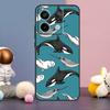 Blue Ocean Whales Pattern Case For Xiaomi Redmi Note 13 9 10 11 12 14 15 Pro Plus Redmi 15 15C 14C 10C 12C 13C Cover