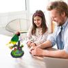 Simulation Electric Birds Toys, Desk Chirping Birds with Pen Holder, Decorative Realistic Pet Bird for School Bedroom Living Room