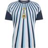 Argentina 26th Tricou de Fotbal Pre-Meci Acrilic Slim Fit cu Mânecă Scurtă Bărbați topuri JY9530