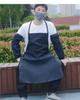 Unisex Thickened Denim Canvas Apron: Wear-Resistant, Anti-Stain, Ideal for Welding and Labor Protection