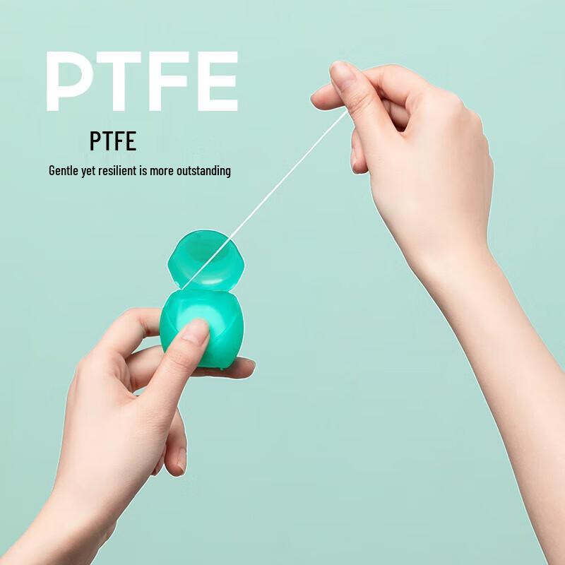 meyarn Flat Waxed Mint Dental Floss