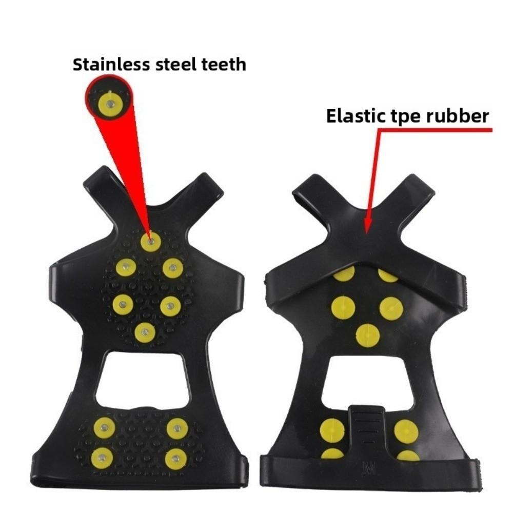 Новые 10-зубые ледоступы противоскользящие шипы ледоступы шипы универсальные для обуви кошки зимние для улицы 12.5