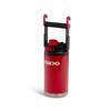 Igloo 54oz Hybrid Stainless with Fence Red 131488 Jug, 1.6L, Steel, Hook, Heat,