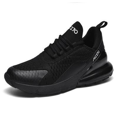Herren Strick-Sneaker Dämpfende Sohle Atmungsaktives Mesh Laufschuhe Leichte Freizeit-Sportschuhe