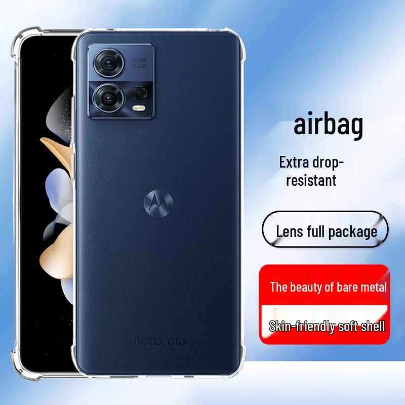 

Motorola Edge S Case: Airbag Protective, Transparent, Soft Shell for S30 Pro & S50 Neo