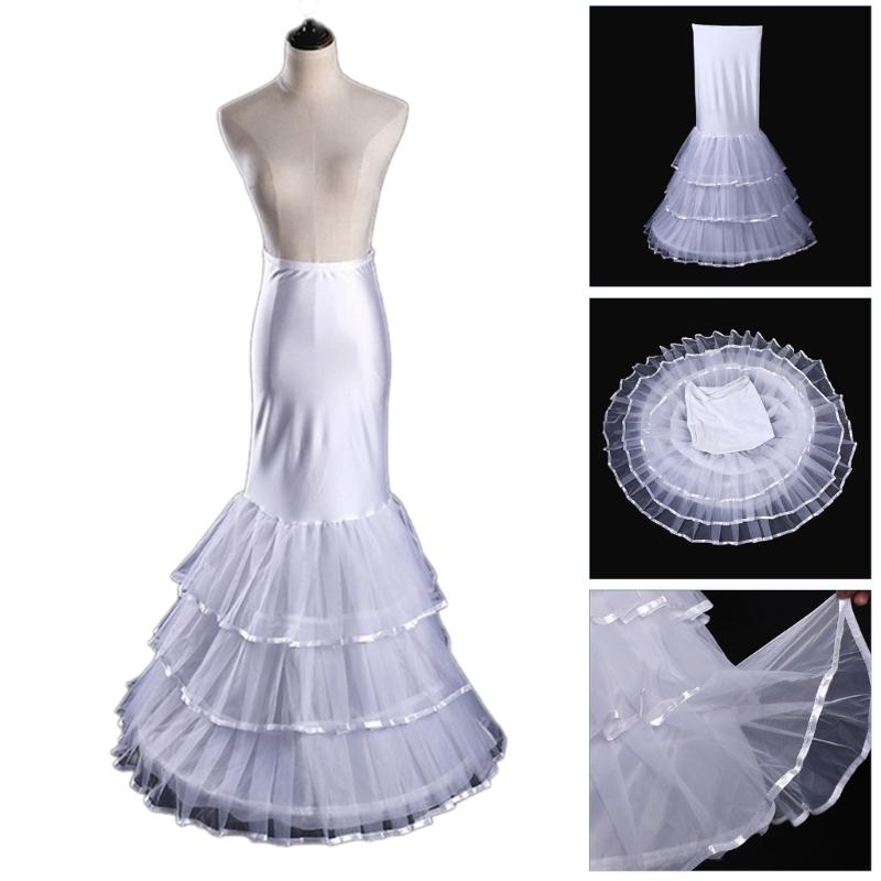 Elastischer Bund Stufenrock Unterstützung Mädchen Cosplay Gewalt Petticoat Hochzeitskleid Unterrock für Braut Fotografie