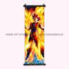 Dragon Ball Z Hanging Paintings Room Decorative Poster Hot Blooded Anime Saiyan Scrolls Picture Gotenks Vegeta Cartoon Wall Art