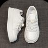 Light Luxury Style Small White Shoes Women  Autumn New Thick Bottom Lace-up All Casual Sports Board Shoes Tide
