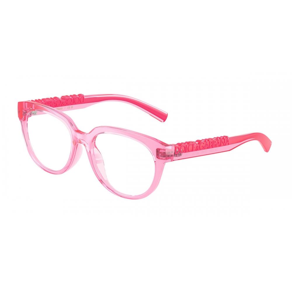 

Dolce Gabbana Kids Eyeglasses 3148 Transparent Pink/49-16-130