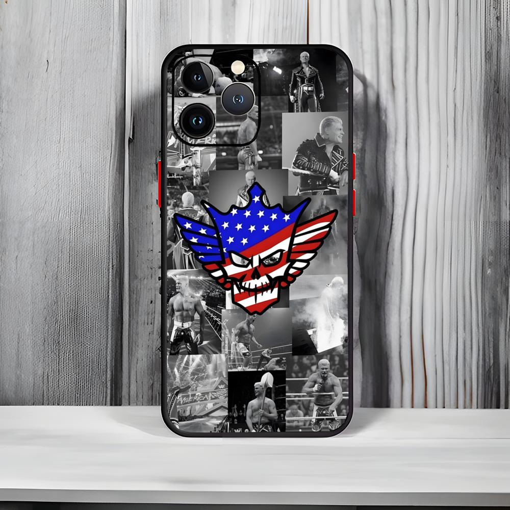 Professional Wrestler C-Cody R-RhodesES Phone Case Black Matte Thin Phone Case For iPhone17 16 15 14 13 ProMax