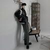Leather Jacket Men's Baseball Uniform Spring New Trend Jacket Korean Style Loose Casual Top