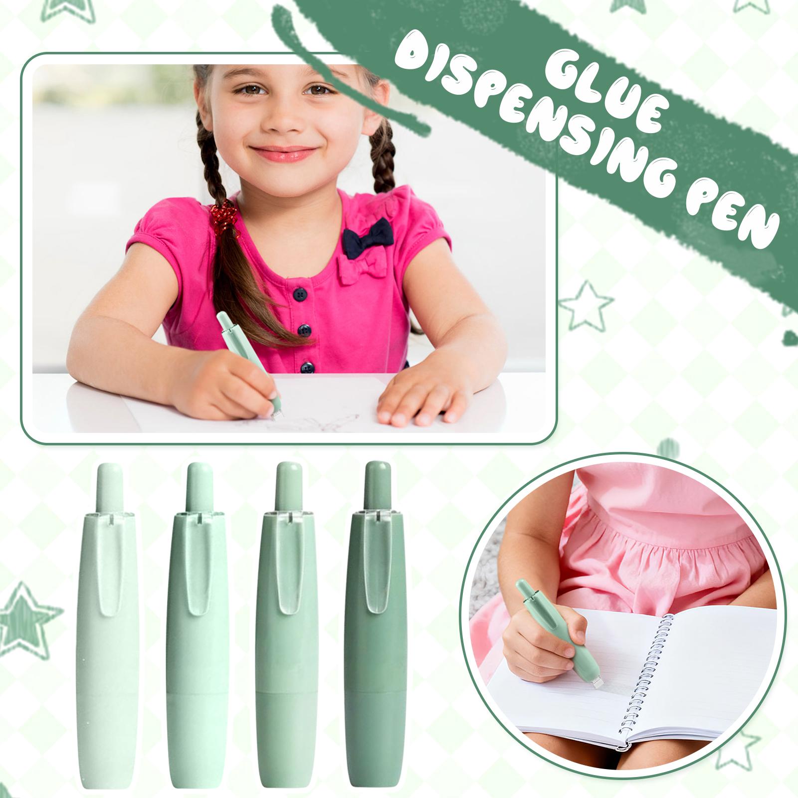 

Double Sided Tape Pens - Press Double Sided Glue Pen, Correction Tape Double-Sided Adhesive, Double Sided Tape Pens For School And Home (Green) One Size