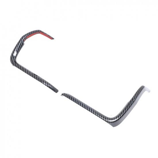 Bande Décorative de Prise d'Air Latérale Centrale en ABS Fibre de Carbone Pour Toyota Grand Highlander 24+