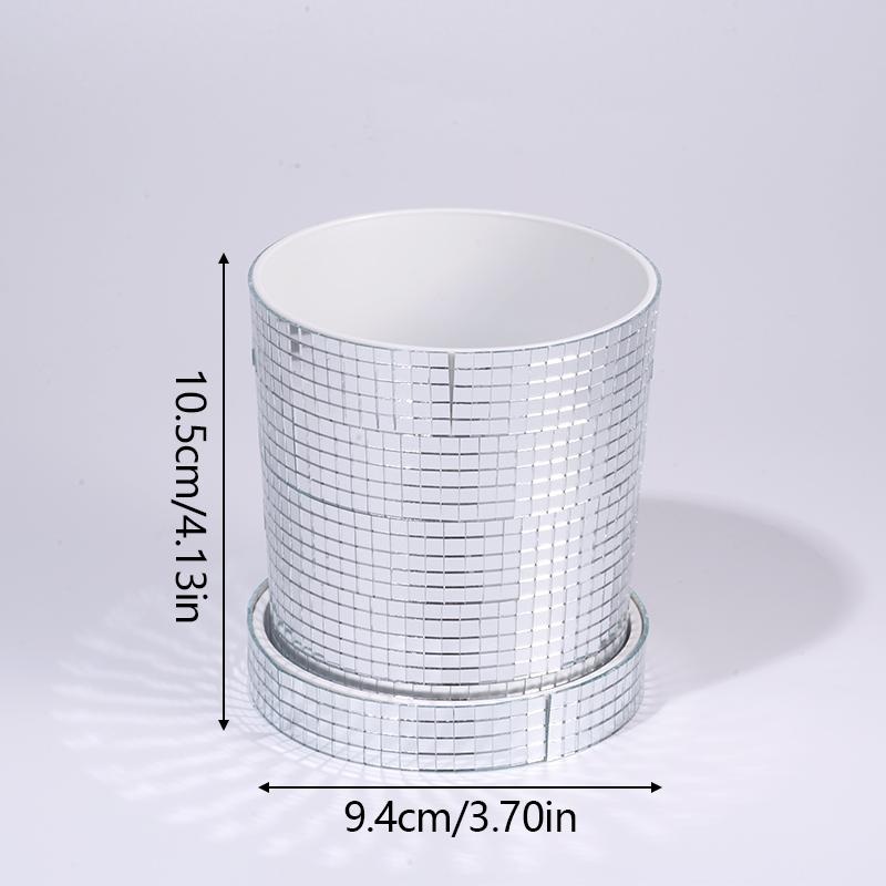 Skleněné čočky Květináče DISCO květináče Plastové květináče Butik Sukulentní květináče Domácí dekorace