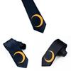 Novelty Black Arrow Patterned Necktie For Men Women Cosplay Second Dimension