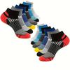 6/12 Paar Bunte Herren Kurze Socken Mode Bequem Herbst Klassisch Schwarz Business Socke Hochwertige Herren Kurze Socken