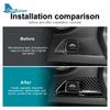 For Chevrolet Camaro 2016-2024 Carbon Fiber Car Start Stop Engine Button Sticker Trim Decal Accessories
