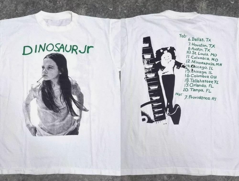 Футболка Dinosaur Jr Green Mind Tour 1991, Подарок для фанатов, Все размеры S-5XL, Унисекс XL