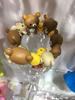 Non-Toxic 7Pcs Cartoon Kawaii Bread Bear Cute Little Yellow Chickek Figures Action Cartoon Collection Kids Toy Gift