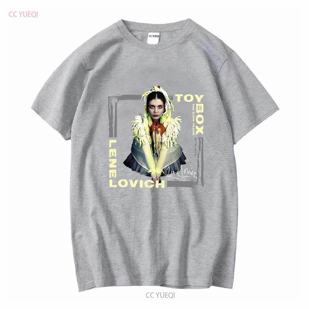 Caixa de Brinquedos Os Anos Rígidos 1978 1983 Lene Lovich S a 5XL Camiseta TMB2520 manga longa ou curta vintage Lavada Esticada