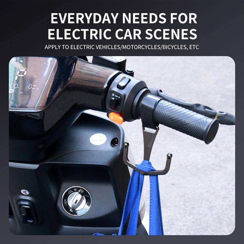 Electric Bicycle Hook Front Universal Motorcycle Bicycle Metal Suspension Hook Helmet Takeaway Buckle
