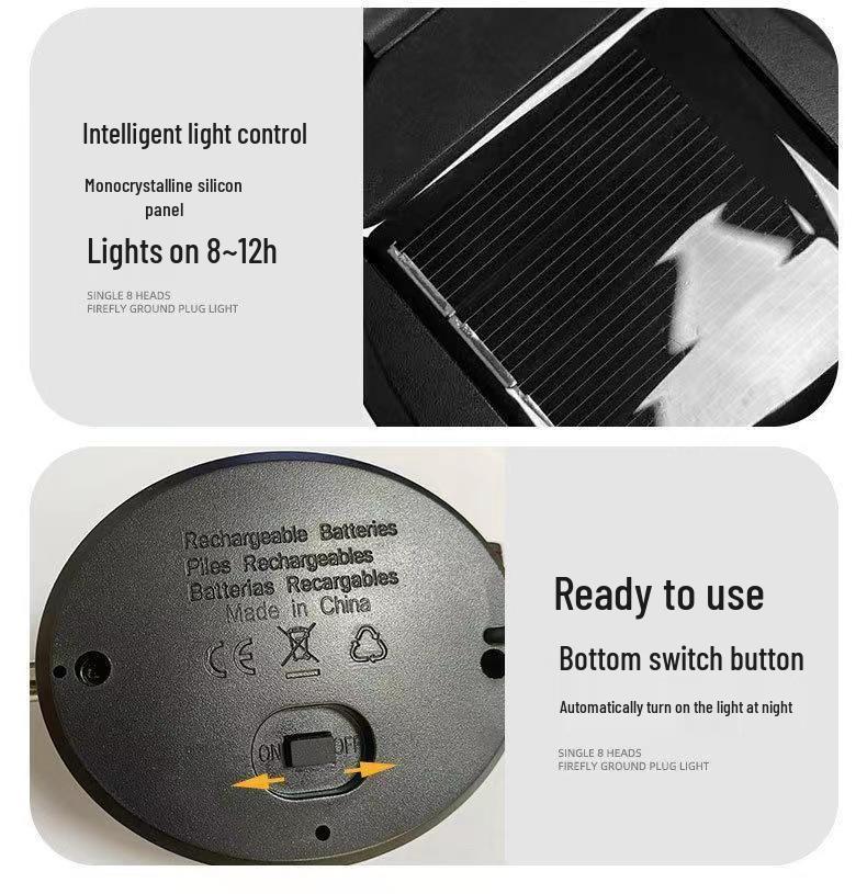 Solar Sunflower Courtyard Light: Outdoor Simulation Landscape Lamp with Ground Plug