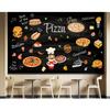 Fast Food Wandbild Hamburger Restaurant Fototapete Pizza Snackbar Dekor Hamburger Tapete