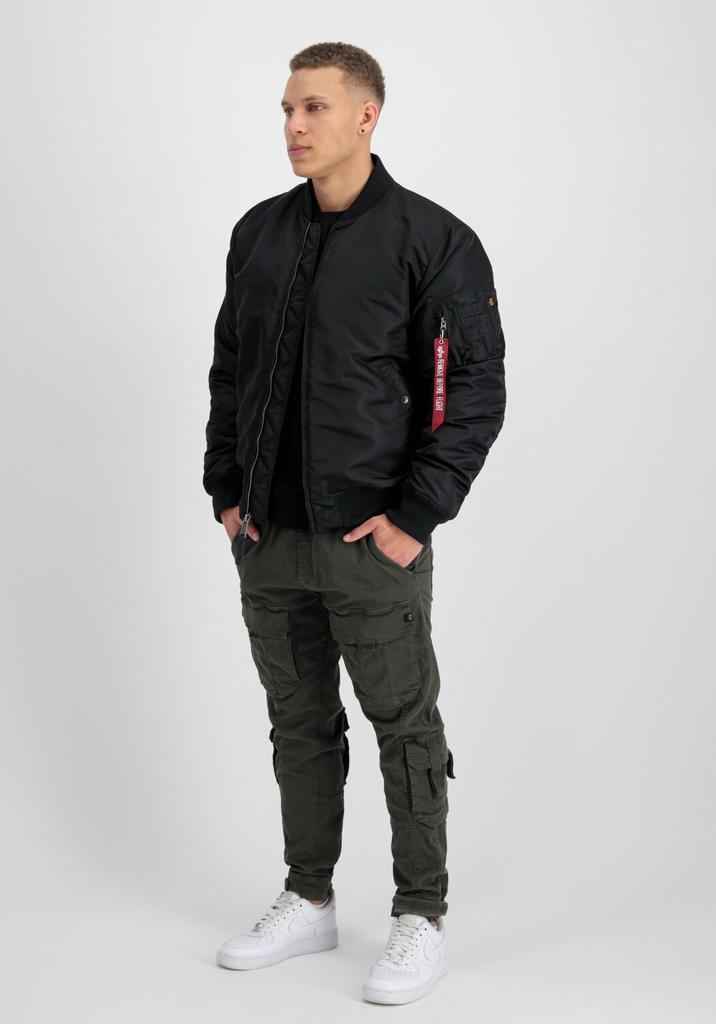 Зимняя куртка Alpha Industries MA-1 Dragon EMB (138103) black/black