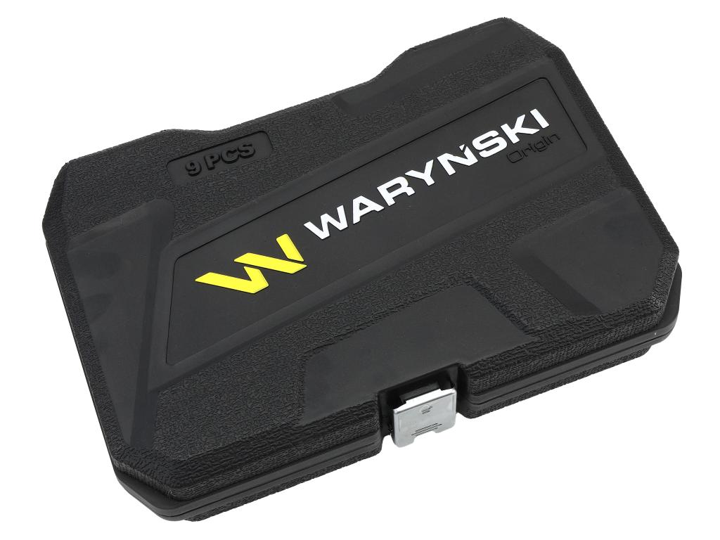 Set of Impact Sockets TORX 1/2 Type RIBE Made of CrMo Steel, 9 Pieces, Waryński
