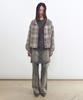 Insilence Woman Divide Denim Skirt Ash Grey