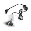 Aquarium Lights Small LED Clip Lamp for Fish Tanks with Separate Power 5W 12 Beads High Brightness White Lighting 6XDE