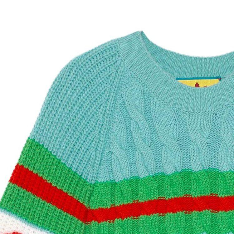 Gucci X Adidas Originals Cashmere Sweater Women's Multicolor 717722-XKCQ3-5429