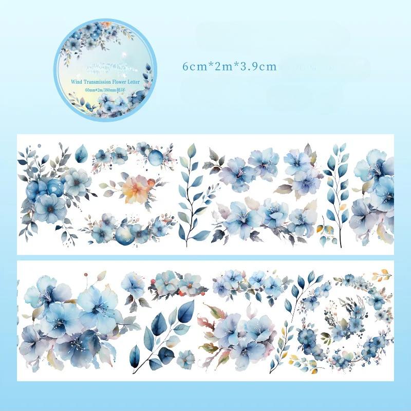 

1 рулон серии «Цветочное письмо» и бумажного скотча, материалы для украшения DIY-журнала, цветочные наклейки, ретро-наклейки с растениями